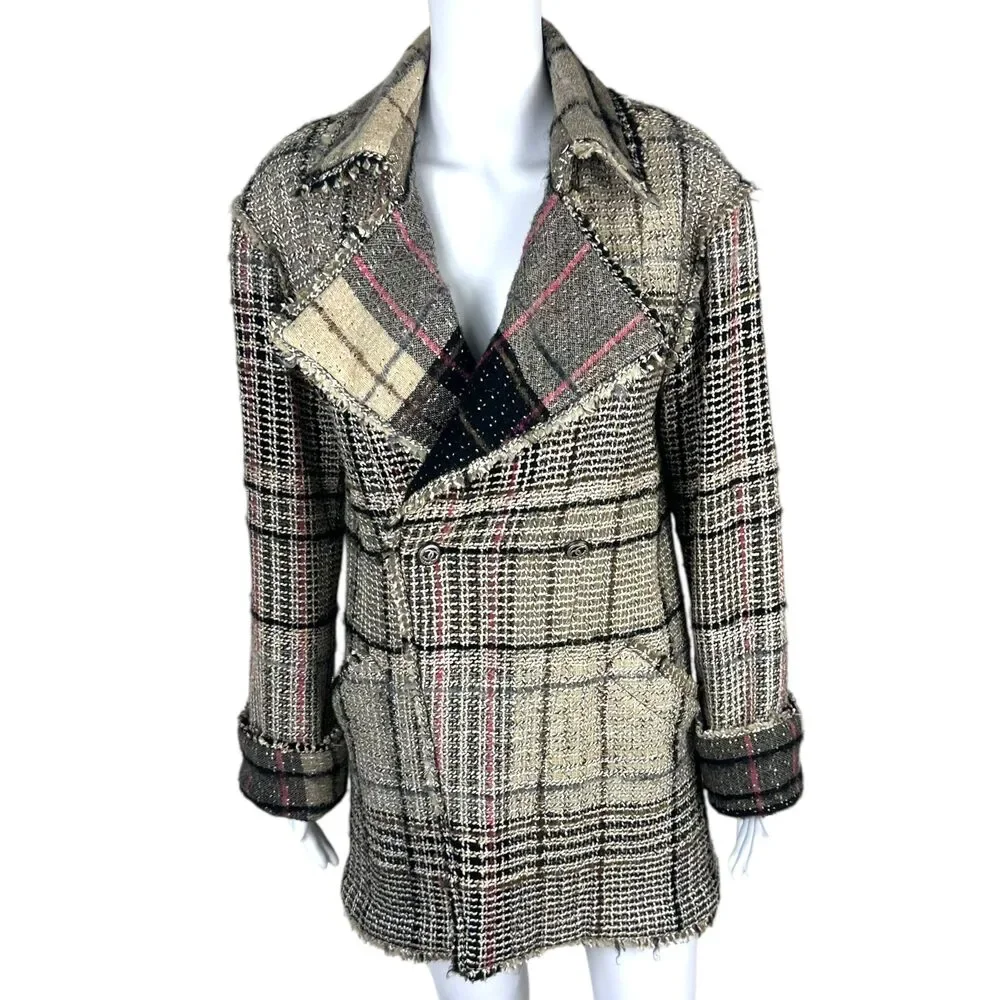 Chanel Autumn 2005 Pink & Brown Tweed Jacket - Picture 2 of 6